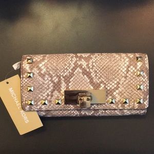 Michael Kors Callie Stud Clutch Wallet